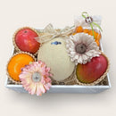 【限定5名】クラウンメロン入り 旬果のアソート (リース付き)