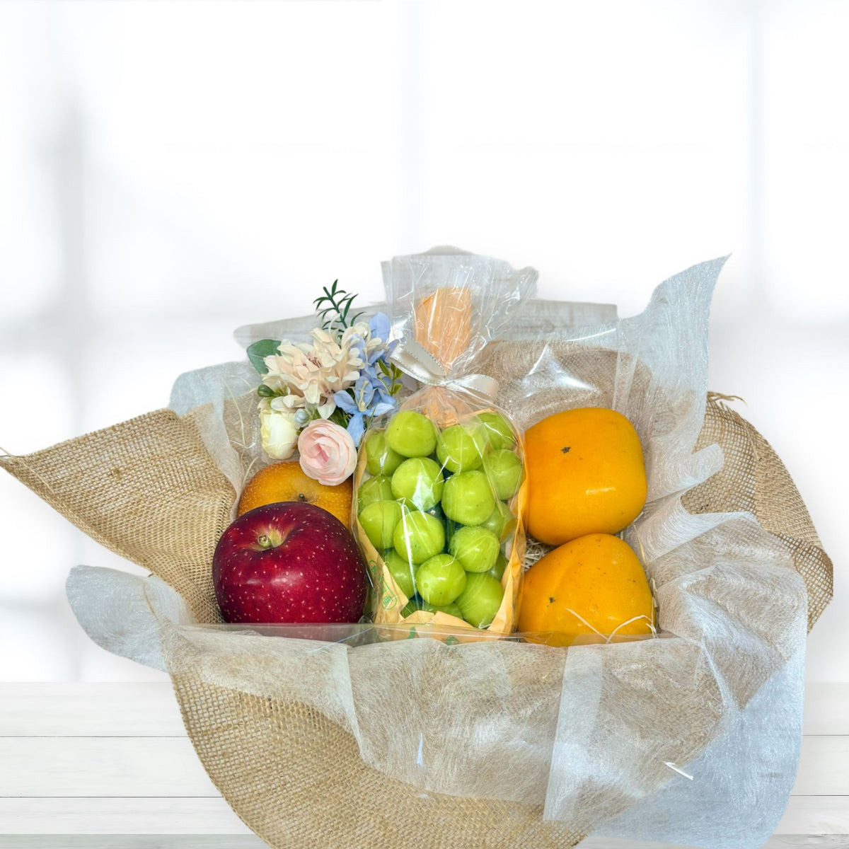 Hapiten】旬果バスケット-T-｜季節の果物ギフトセット